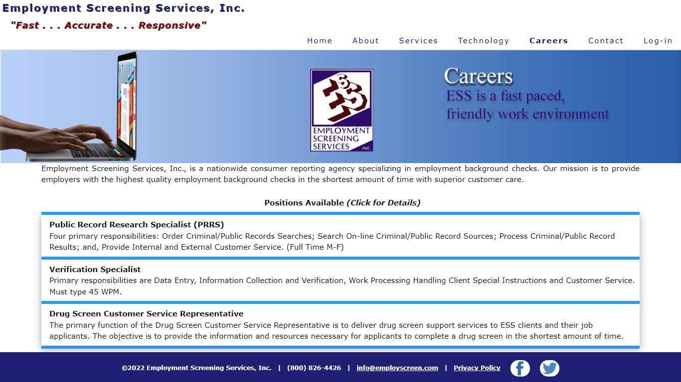 Employment Screening Services, Inc